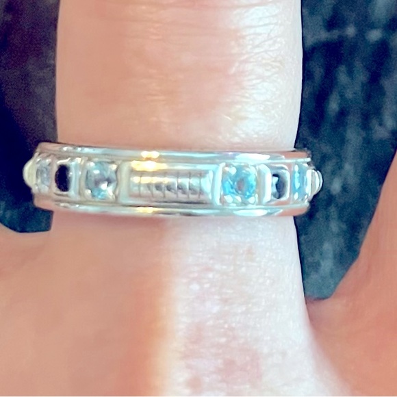 Judith Ripka Sterling Silver Blue Topaz, Sapphire